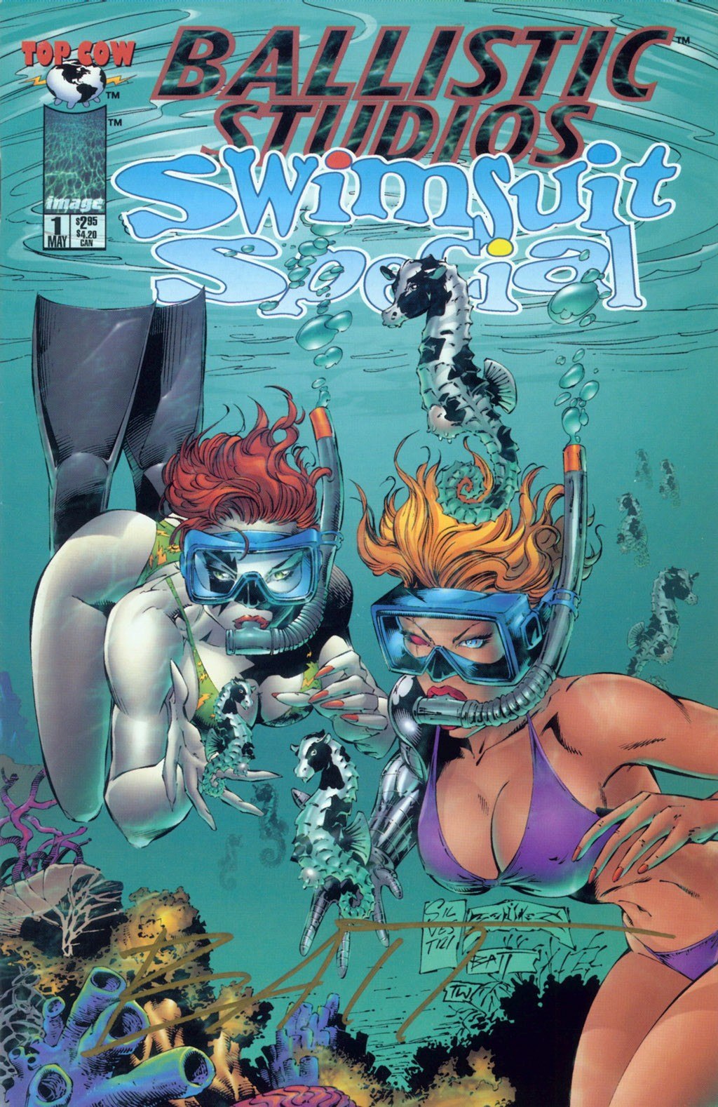 Portada ampliada de Ballistic Studios Swimsuit Special (1995) (pepinnieto)(CRG)