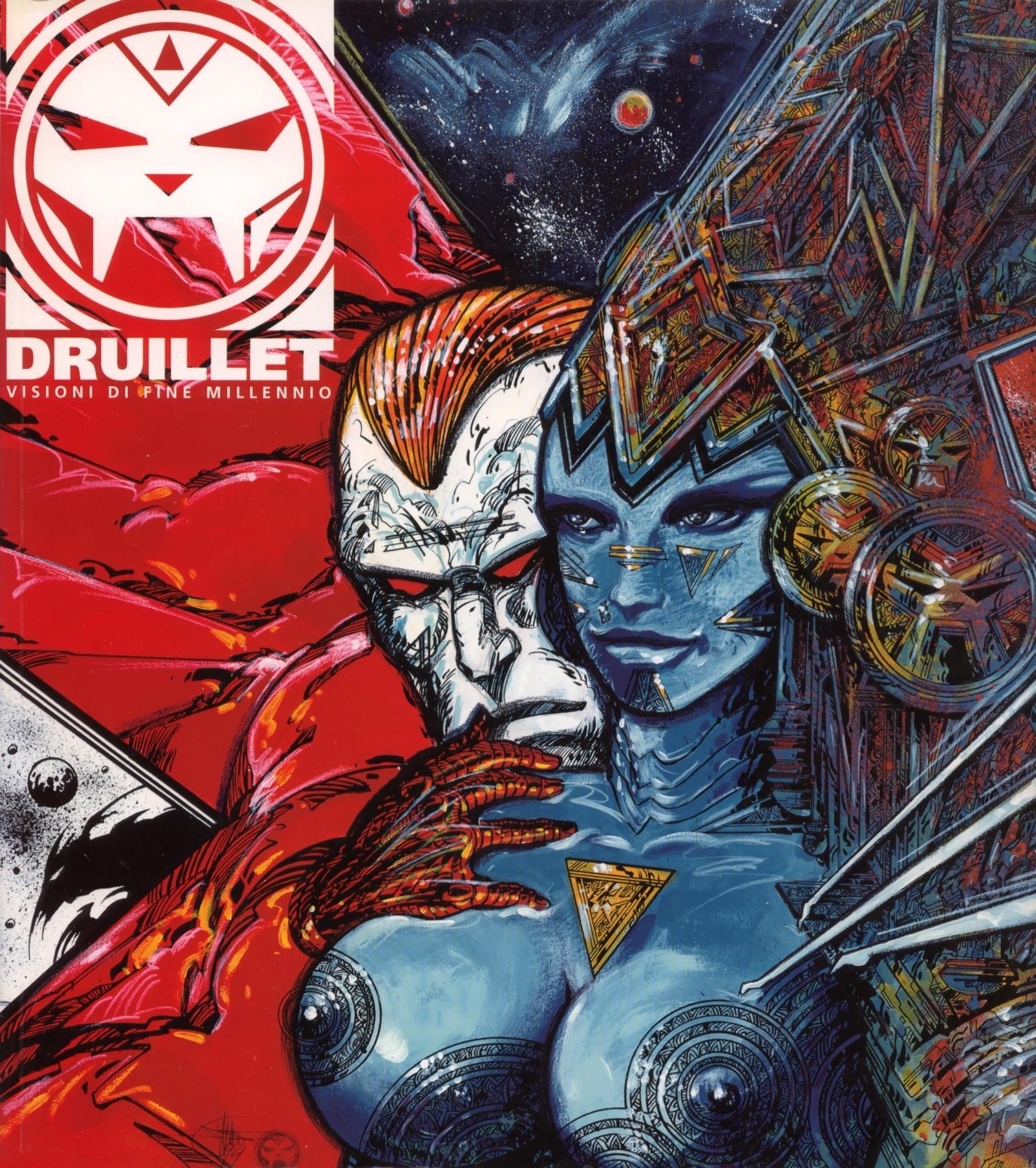Portada ampliada de Druillet - Visioni di Fine Millennio (Artbook)