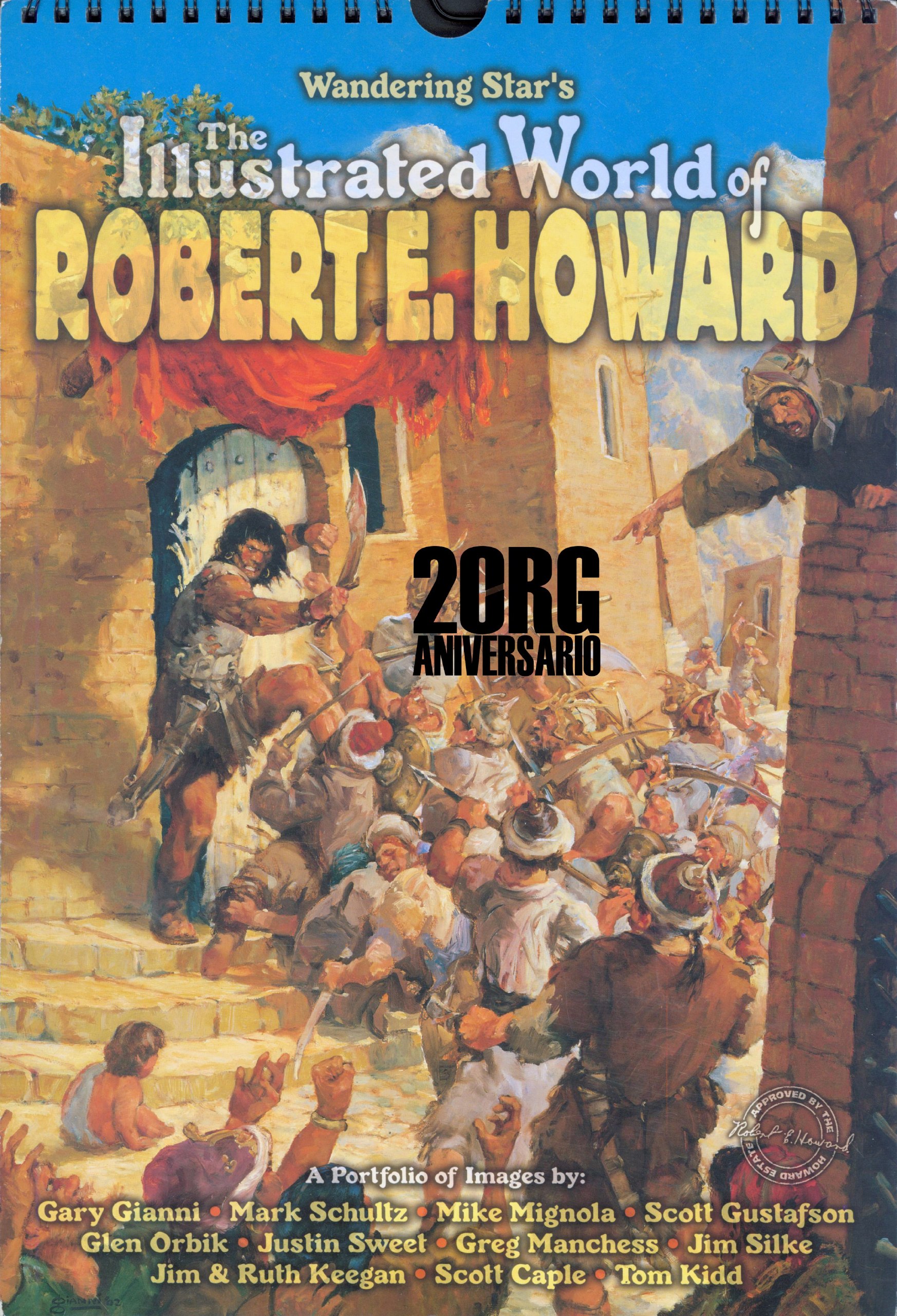 Portada ampliada de Illustrated World of Robert E. Howard (por vbr)(20 Aniversario CRG)