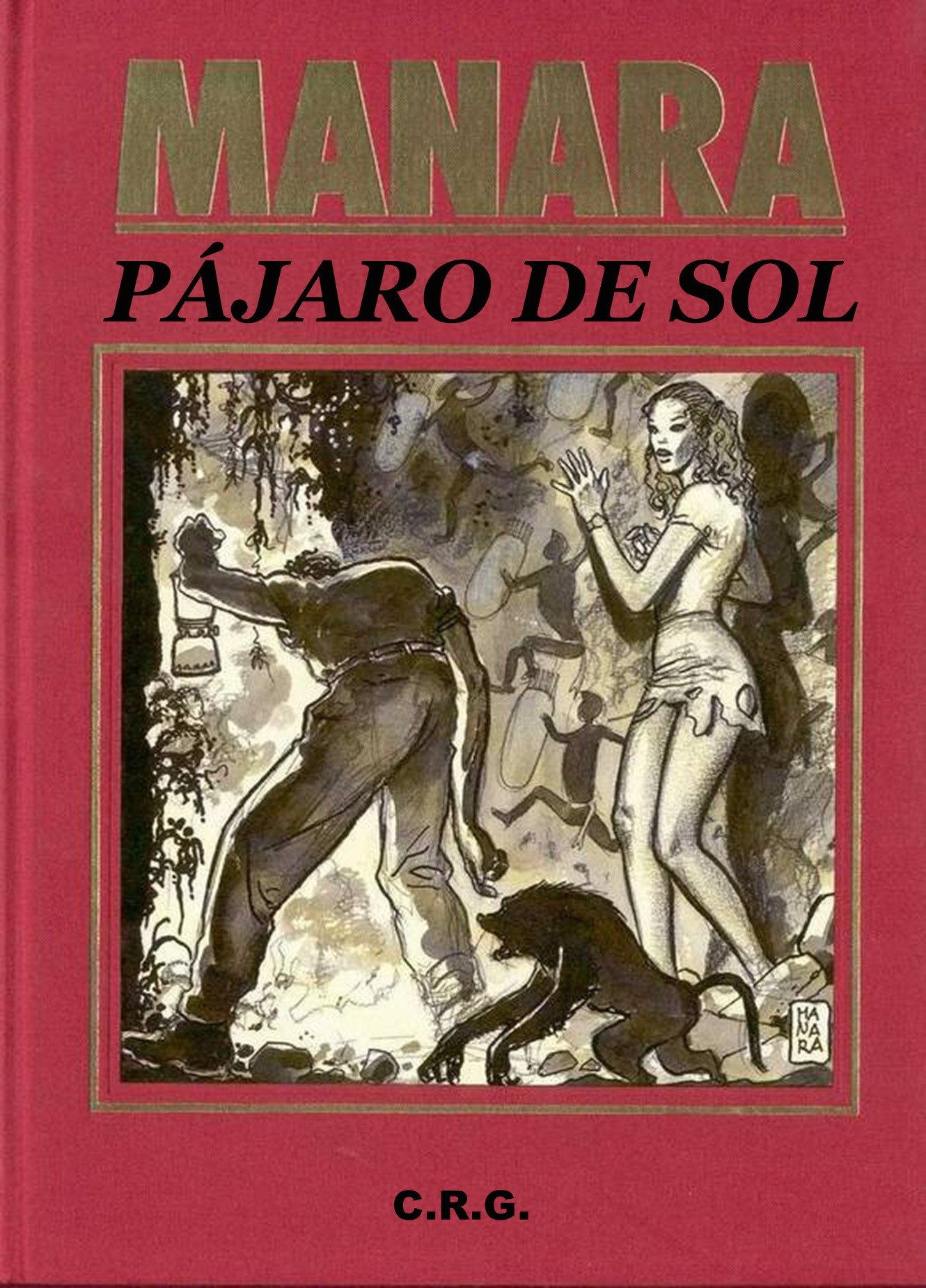 Portada ampliada de Manara - Portfolio Pajaro de sol (1990)