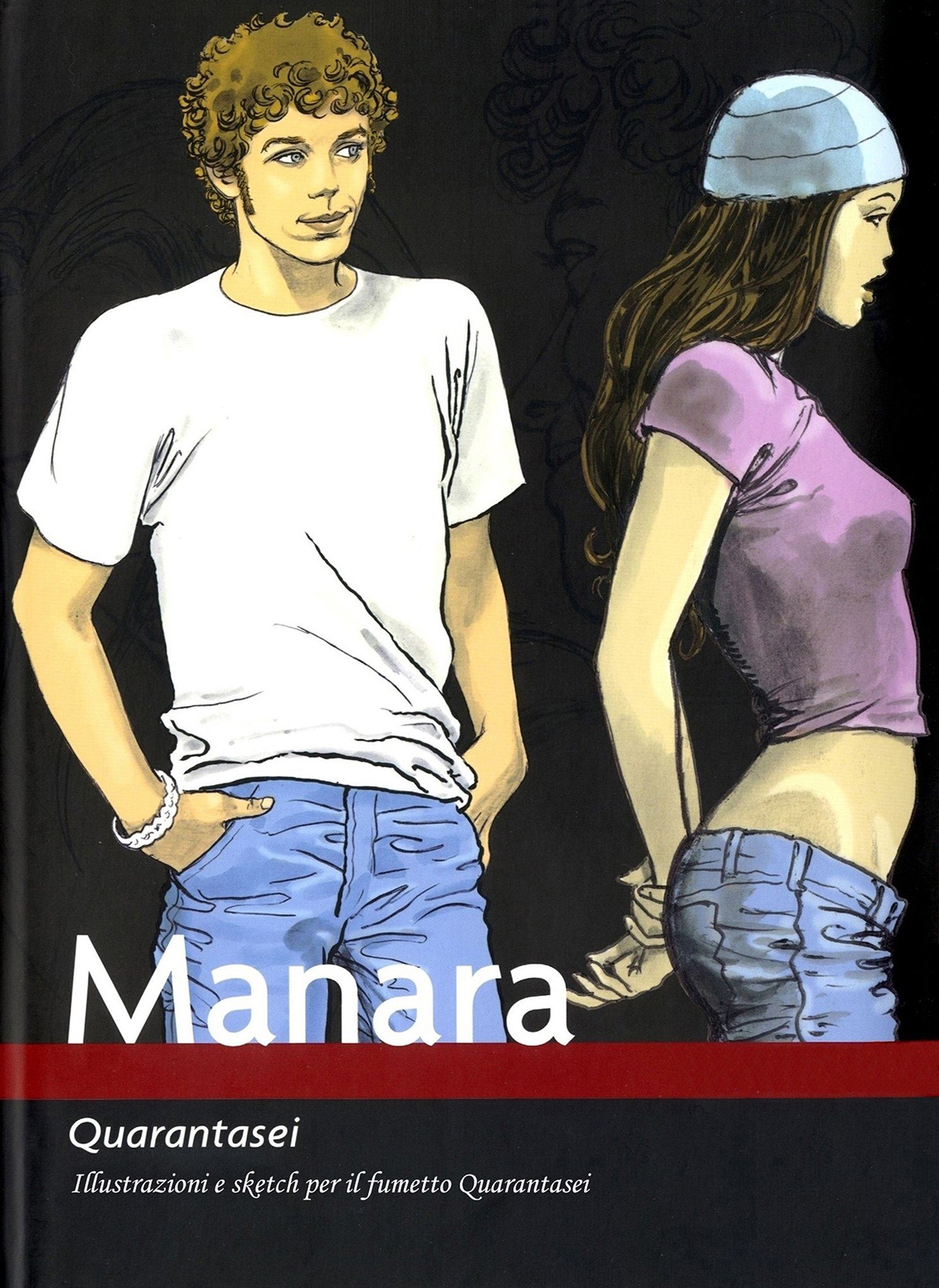 Portada ampliada de Manara - Portfolio Quarantasei (2007)