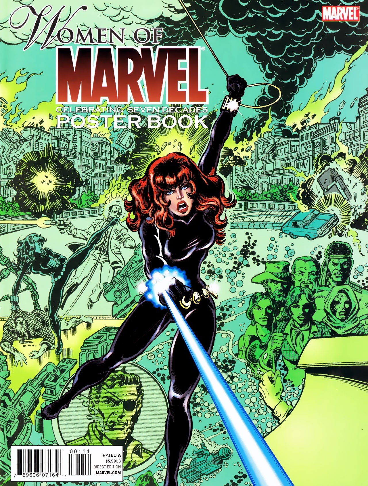 Portada ampliada de Women of Marvel - Celebrating Seven Decades Poster Book (2010)(c2c)(PeteThePIPster)