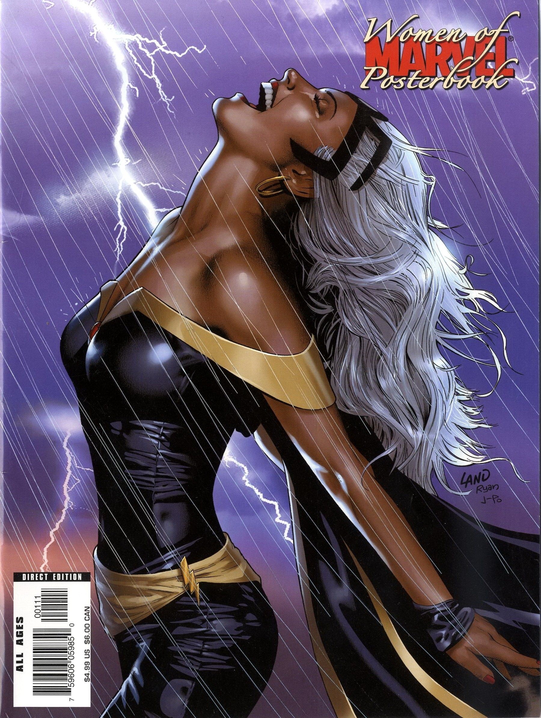 Portada ampliada de Women of Marvel Posterbook (por Aquila)