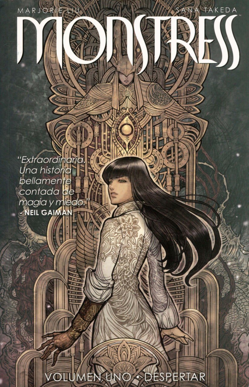 Portada ampliada de Monstress