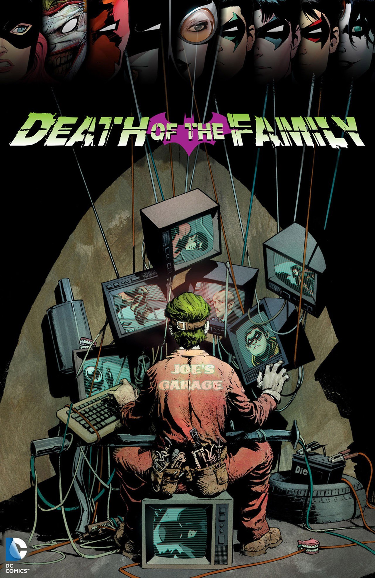 Portada ampliada de DEATH OF THE FAMILY