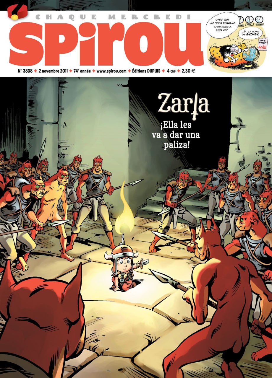 Portada ampliada de Spirou