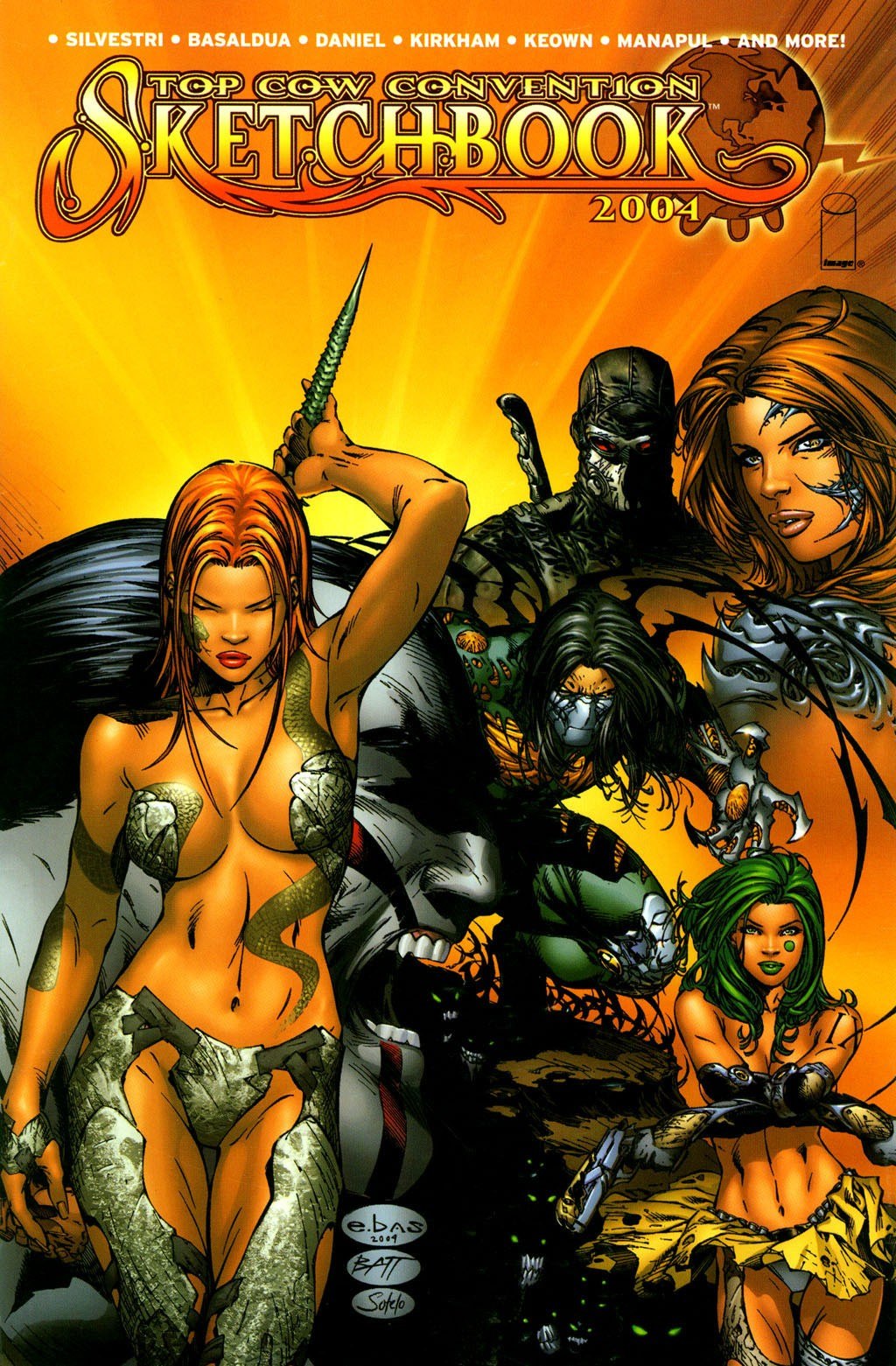 Portada ampliada de Top Cow Convention Sketchbook 2004