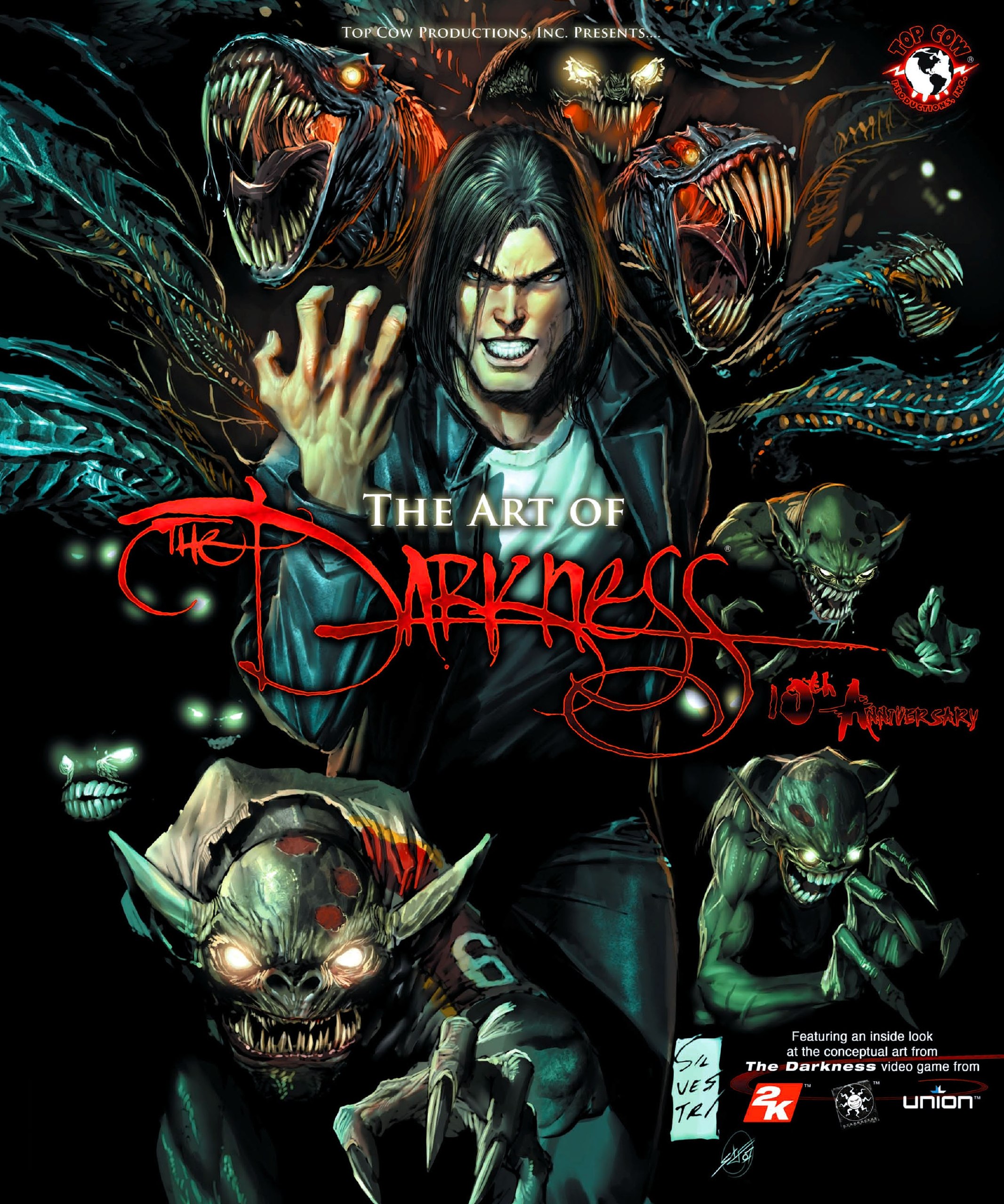 Portada ampliada de THE ART OF THE DARKNESS
