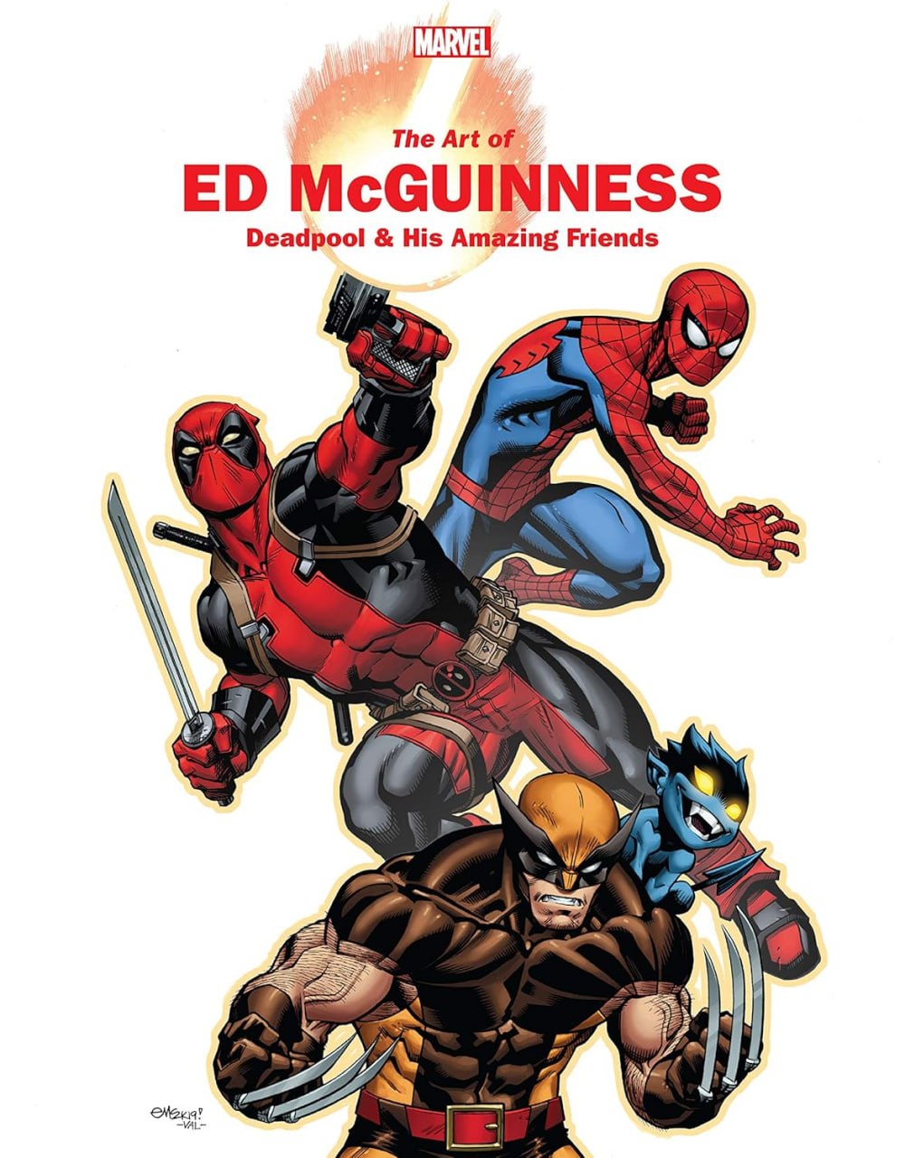 Portada ampliada de The Art of ED McGUINNESS Deadpool & His Amazing Friends