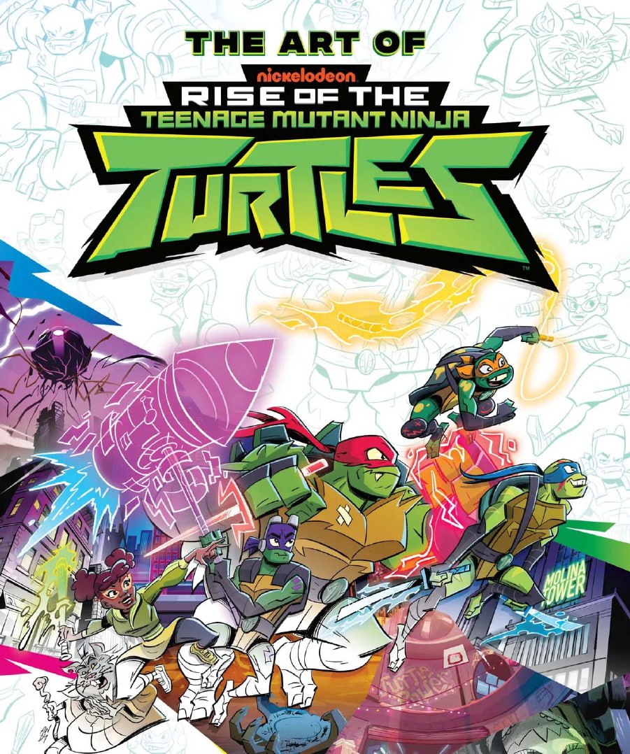 Portada ampliada de THE ART OF RISE OF THE TEENAGE MUTANT NINJA TURTLES
