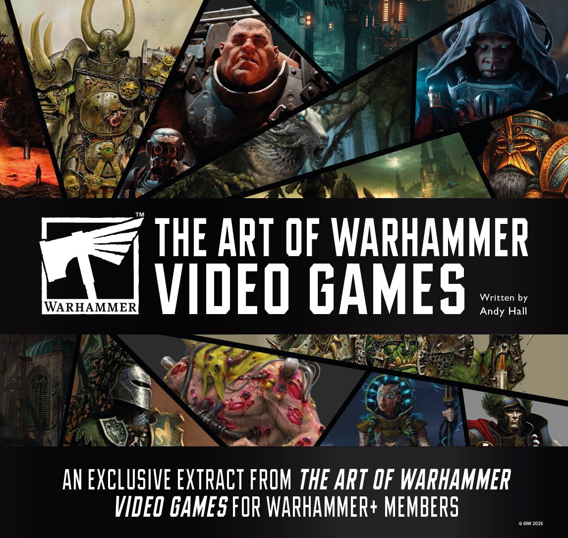 Portada ampliada de THE ART OF WARHAMMER VIDEO GAMES