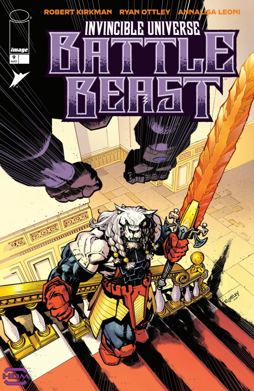 Portada ampliada de INVINCIBLE UNIVERSE BATTLE BEAST