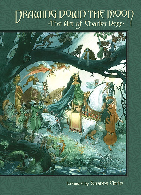 Portada ampliada de DRAWING DOWN THE moon -The Art of Charlyess-