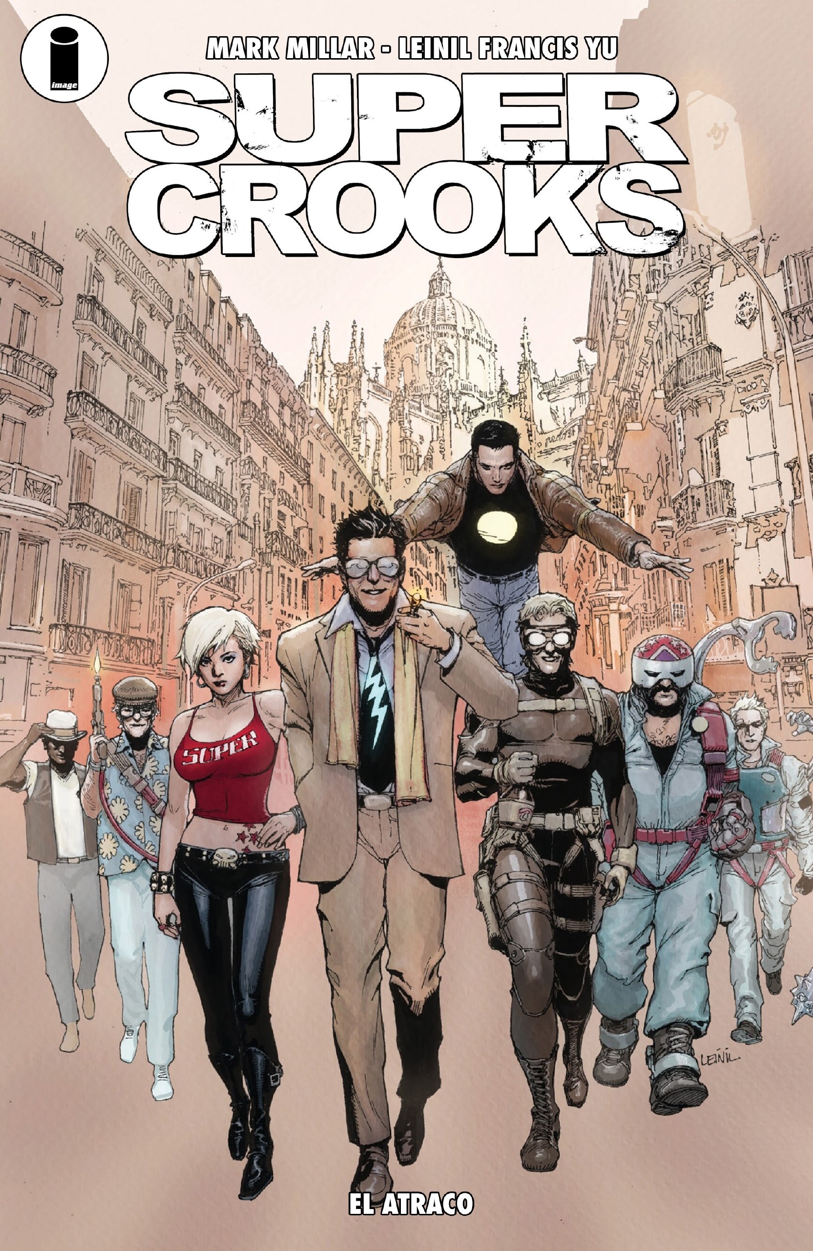 Portada ampliada de SUPER CROOKS