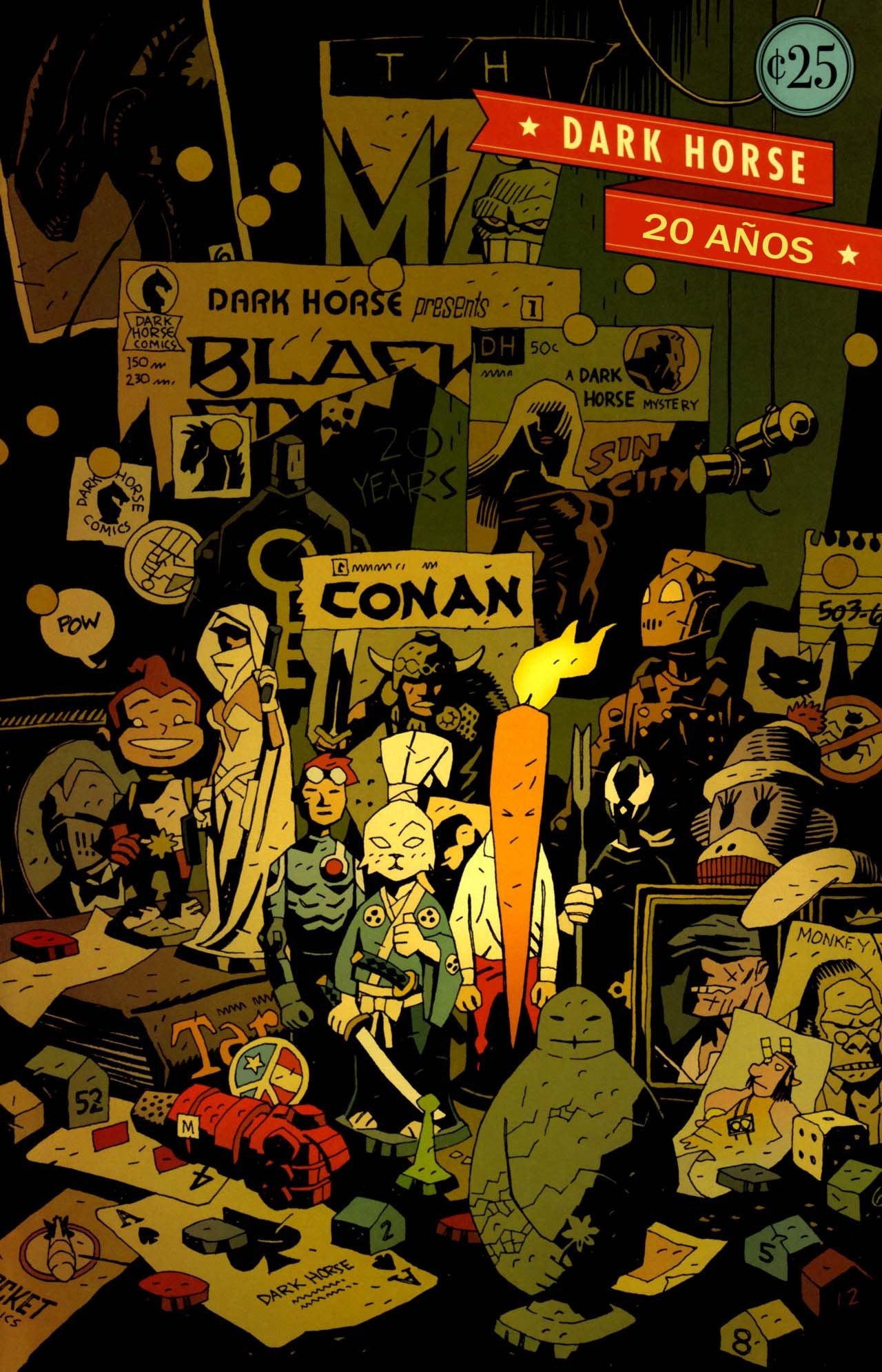 Portada ampliada de Dark Horse-20 Anos por Jiman(CRG)-Kman