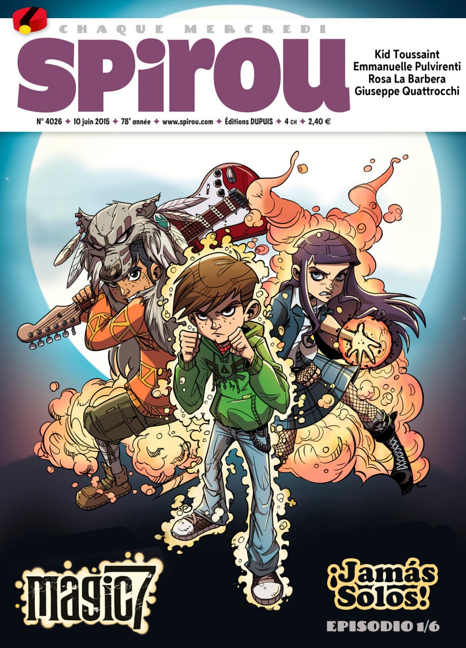 Portada ampliada de Spirou