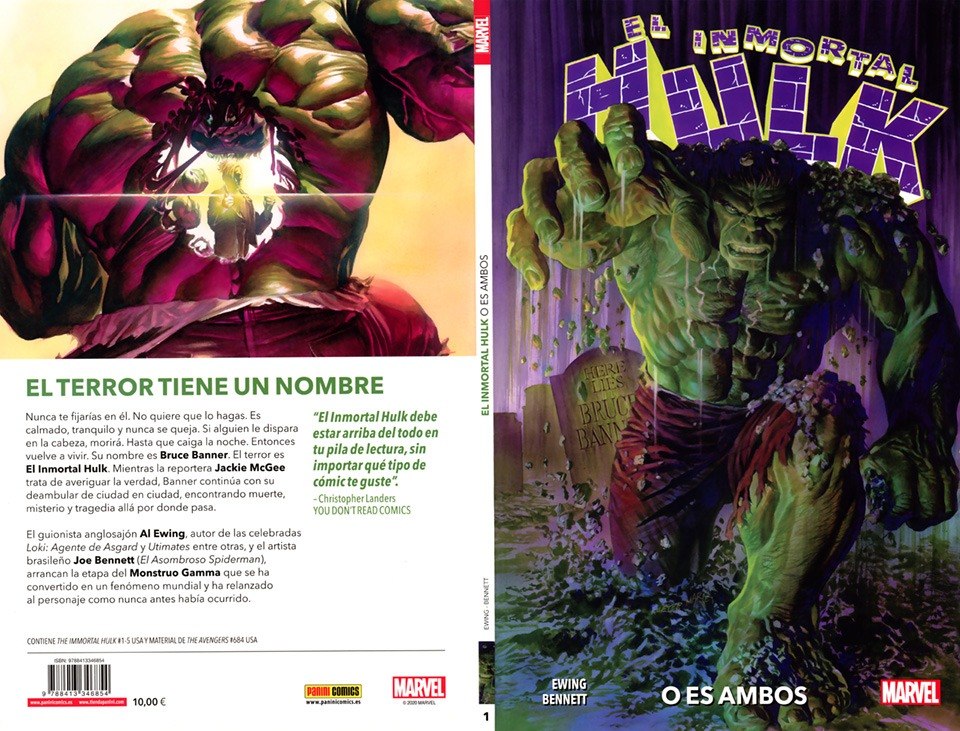 Portada ampliada de EL INMORTAL HULK