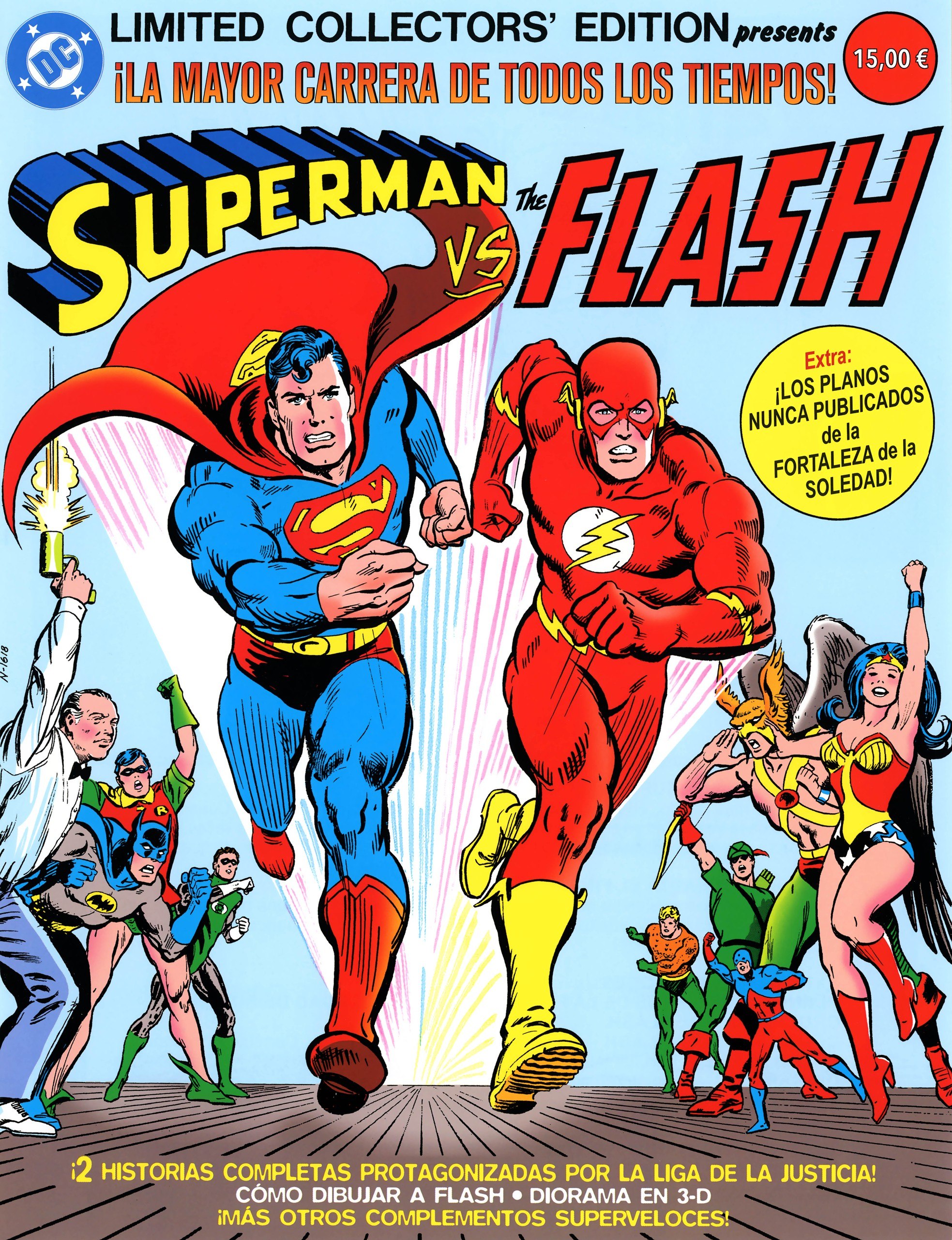 Portada ampliada de SUPERMAN vs FLASH