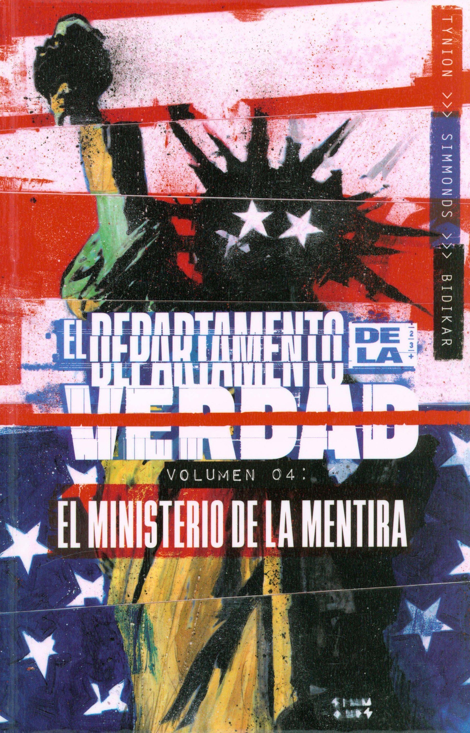 Portada ampliada de EL DEPARTAMENTO DE LA VERDAD VOLUMEN 04: EL MINISTERIO DE LA MENTIRA