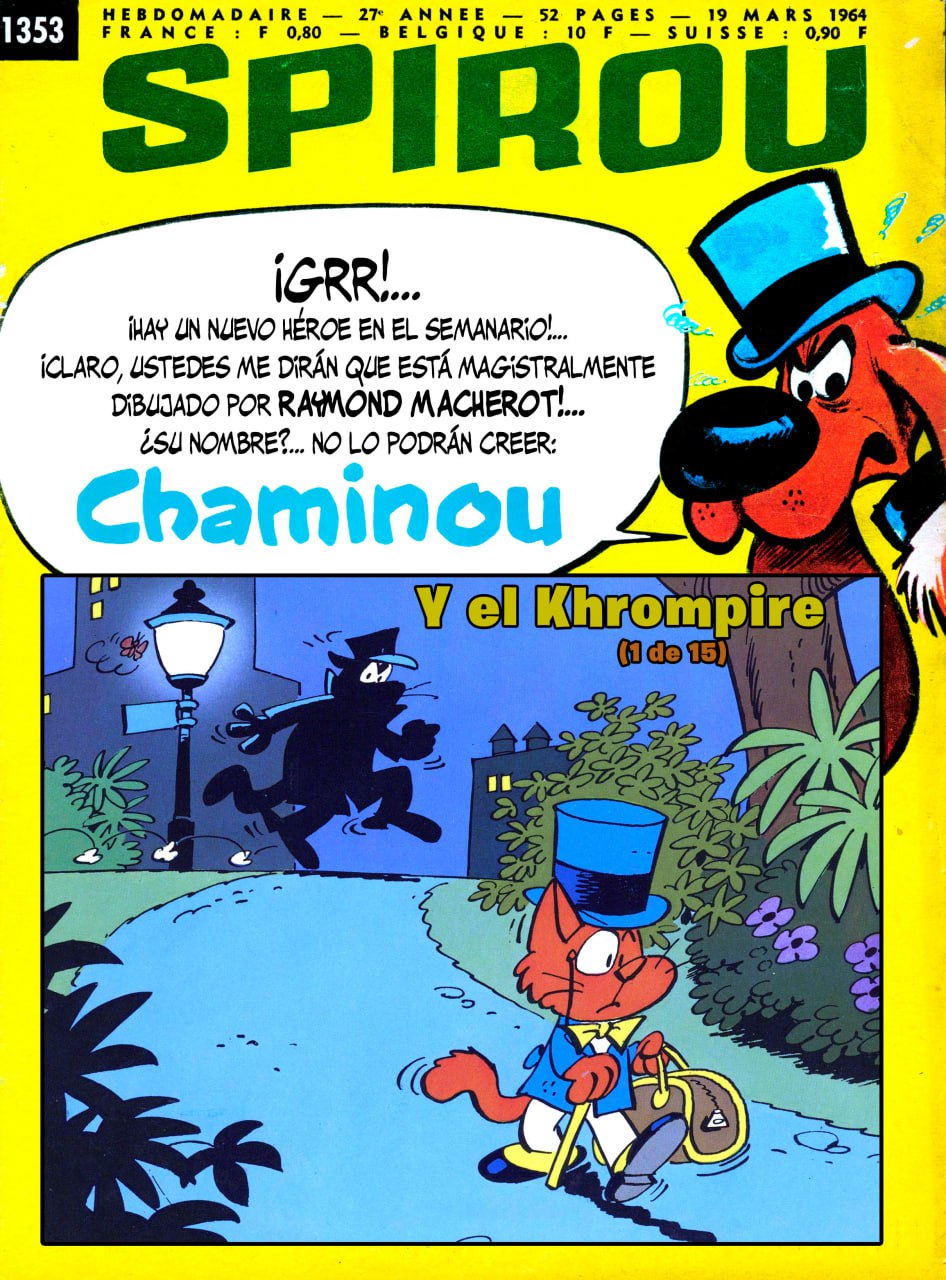 Portada ampliada de SPIROU