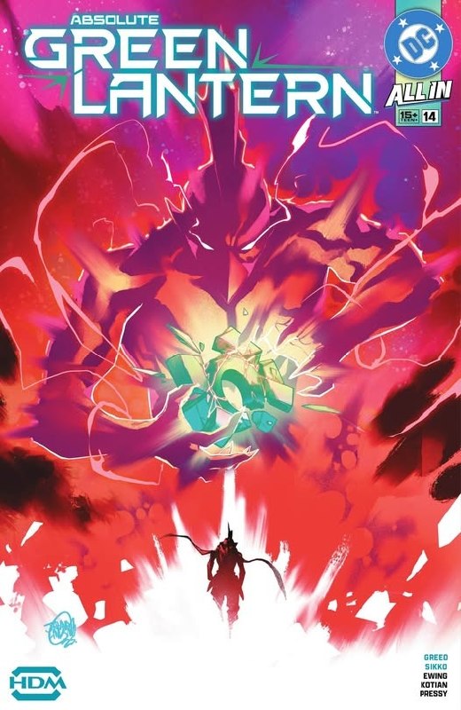 Portada ampliada de ABSOLUTE GREEN LANTERN