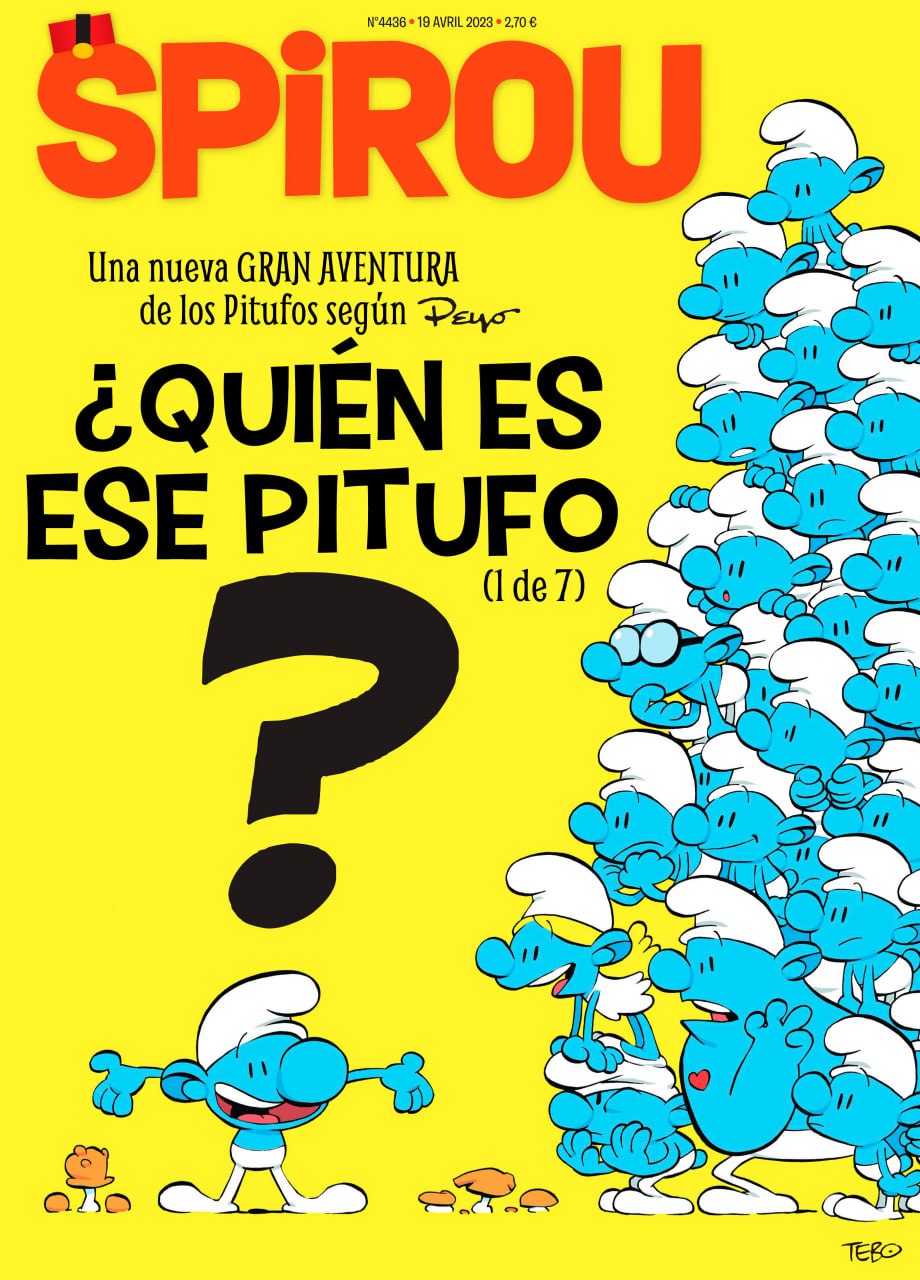 Portada ampliada de ¿QUIÉN ES ESE PITUFO