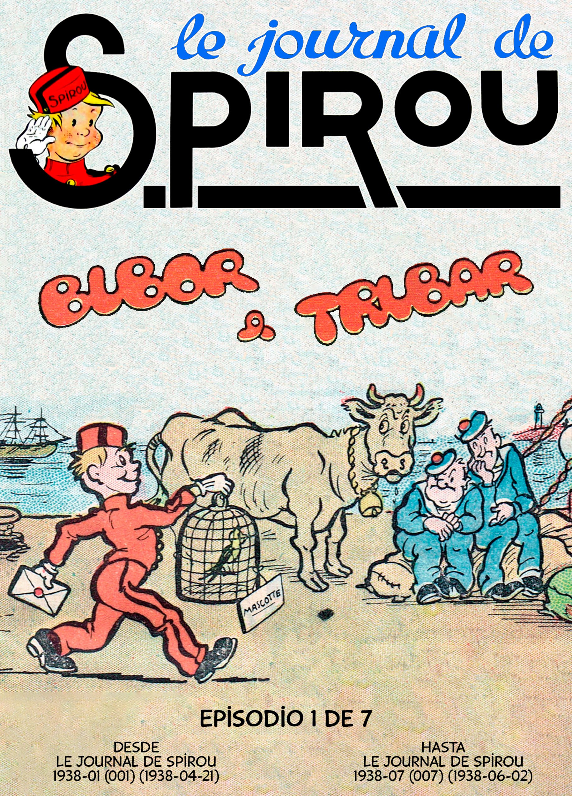 Portada ampliada de le journal de Spirou