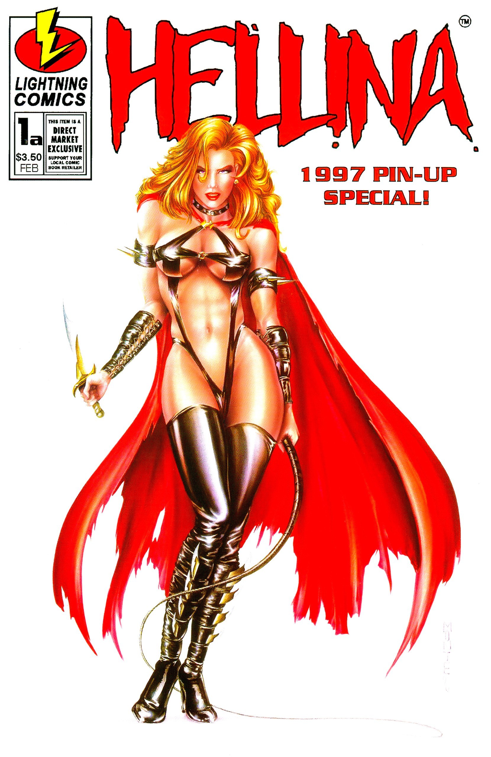 Portada ampliada de HELLINA 1997 PIN-UP SPECIAL!