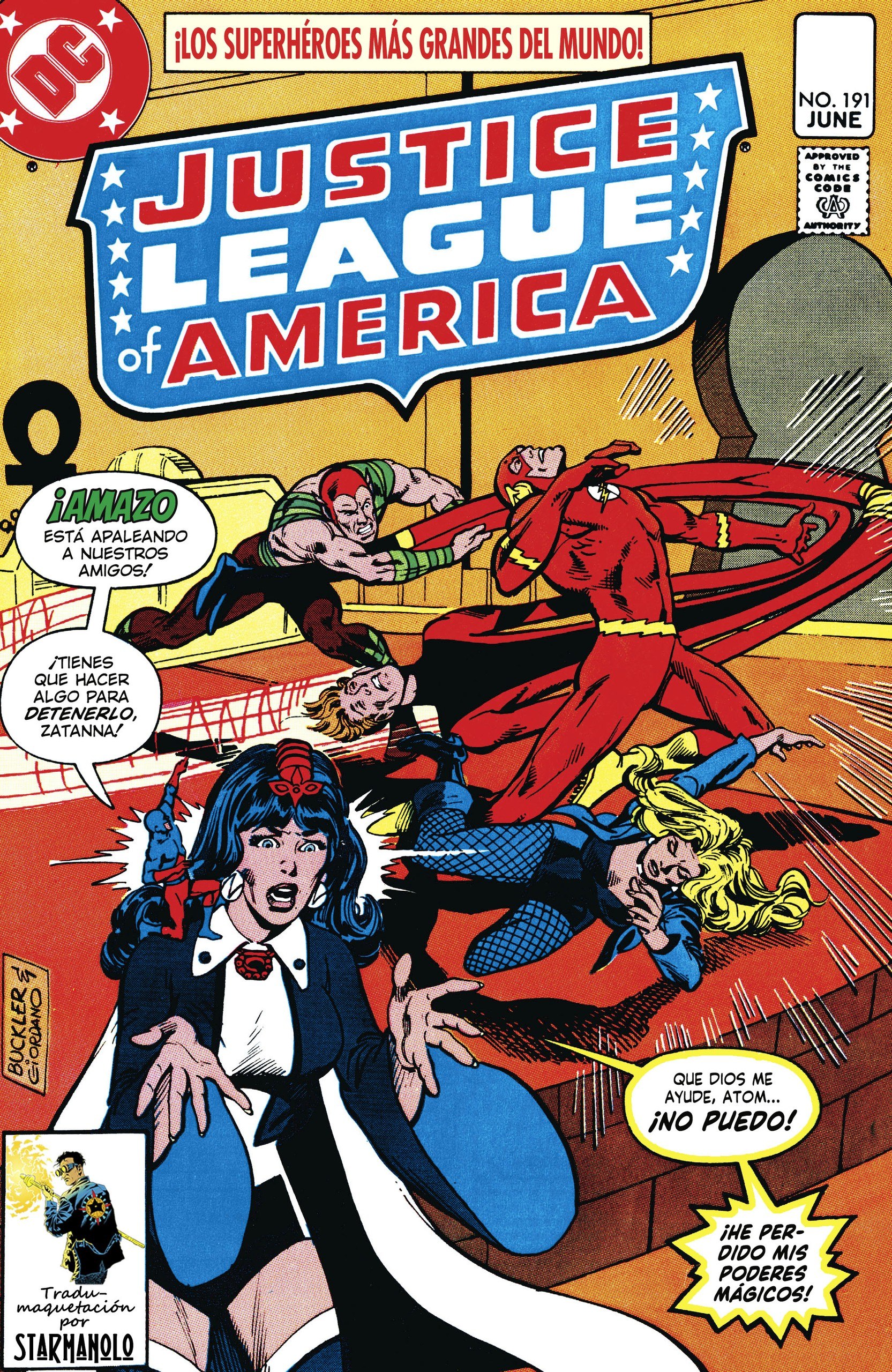 Portada ampliada de Justice League of America