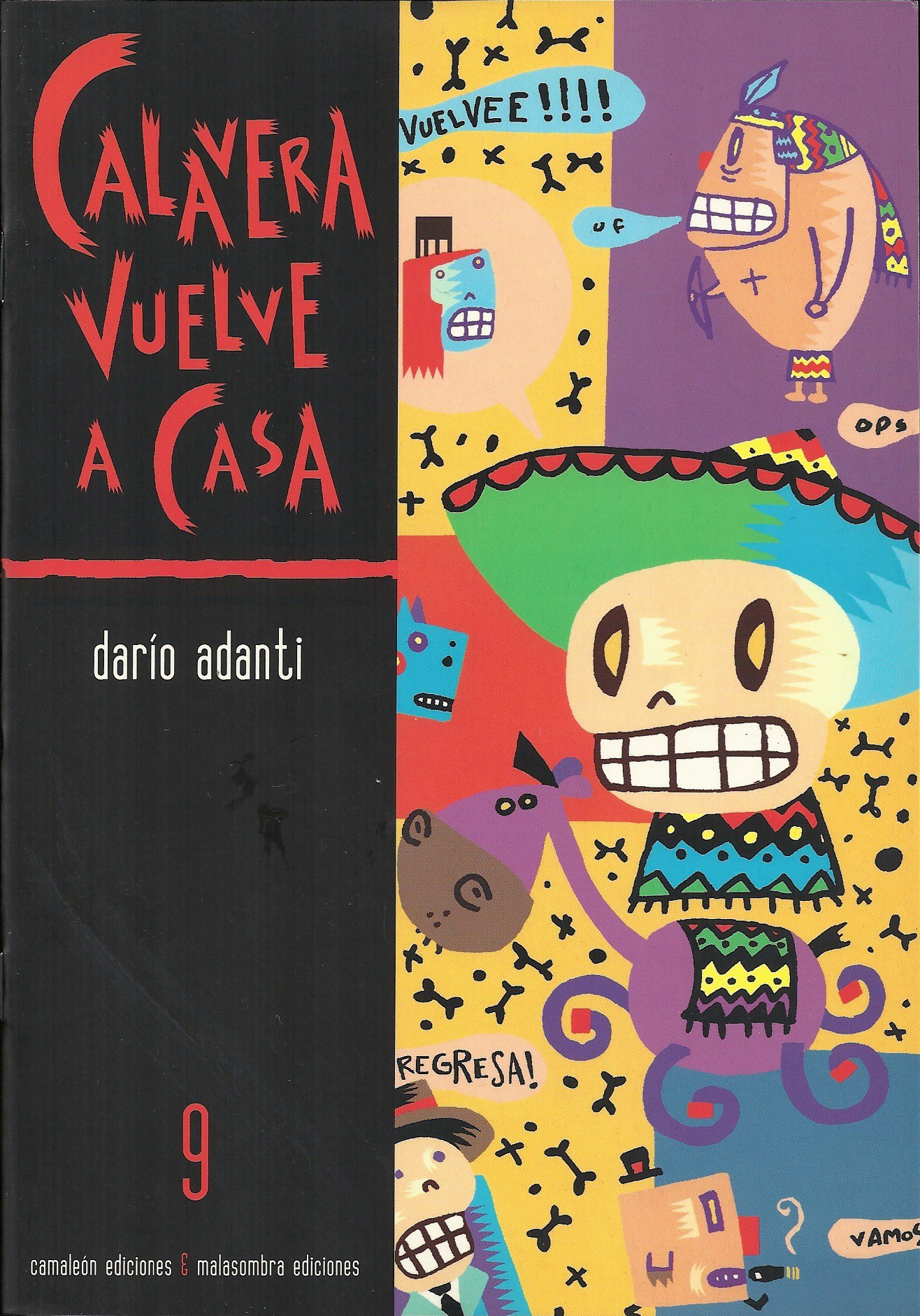 Portada ampliada de Calavera vuelve a casa