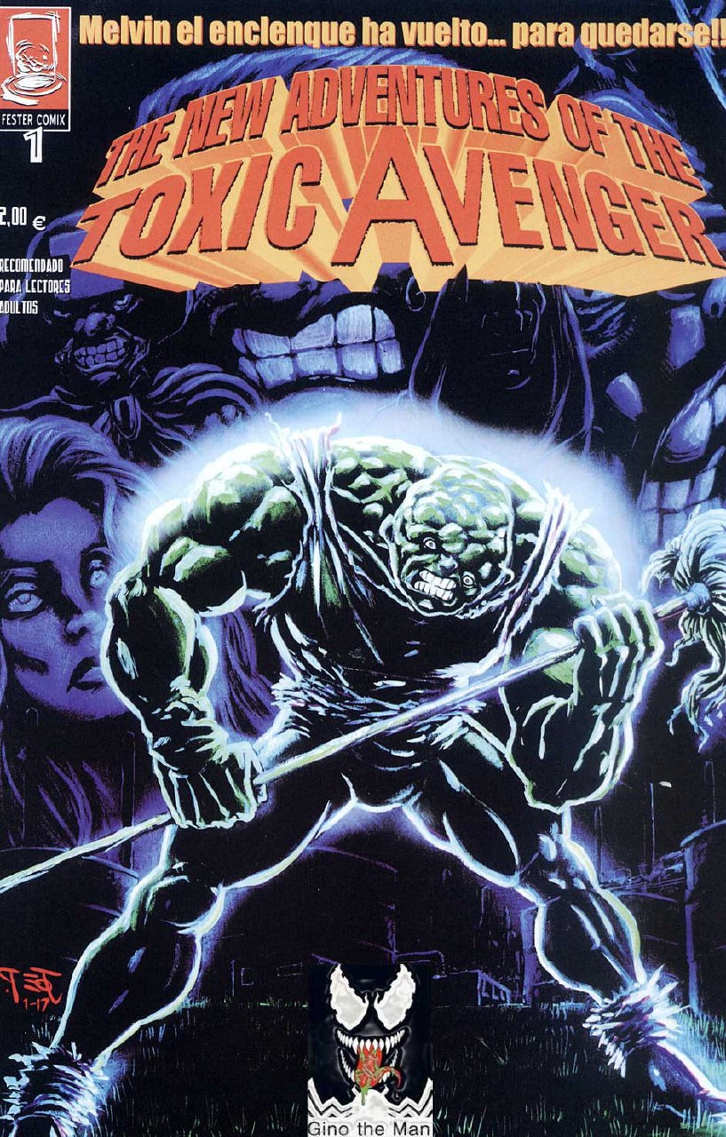 Portada ampliada de The New Adventures of the Toxic Avenger