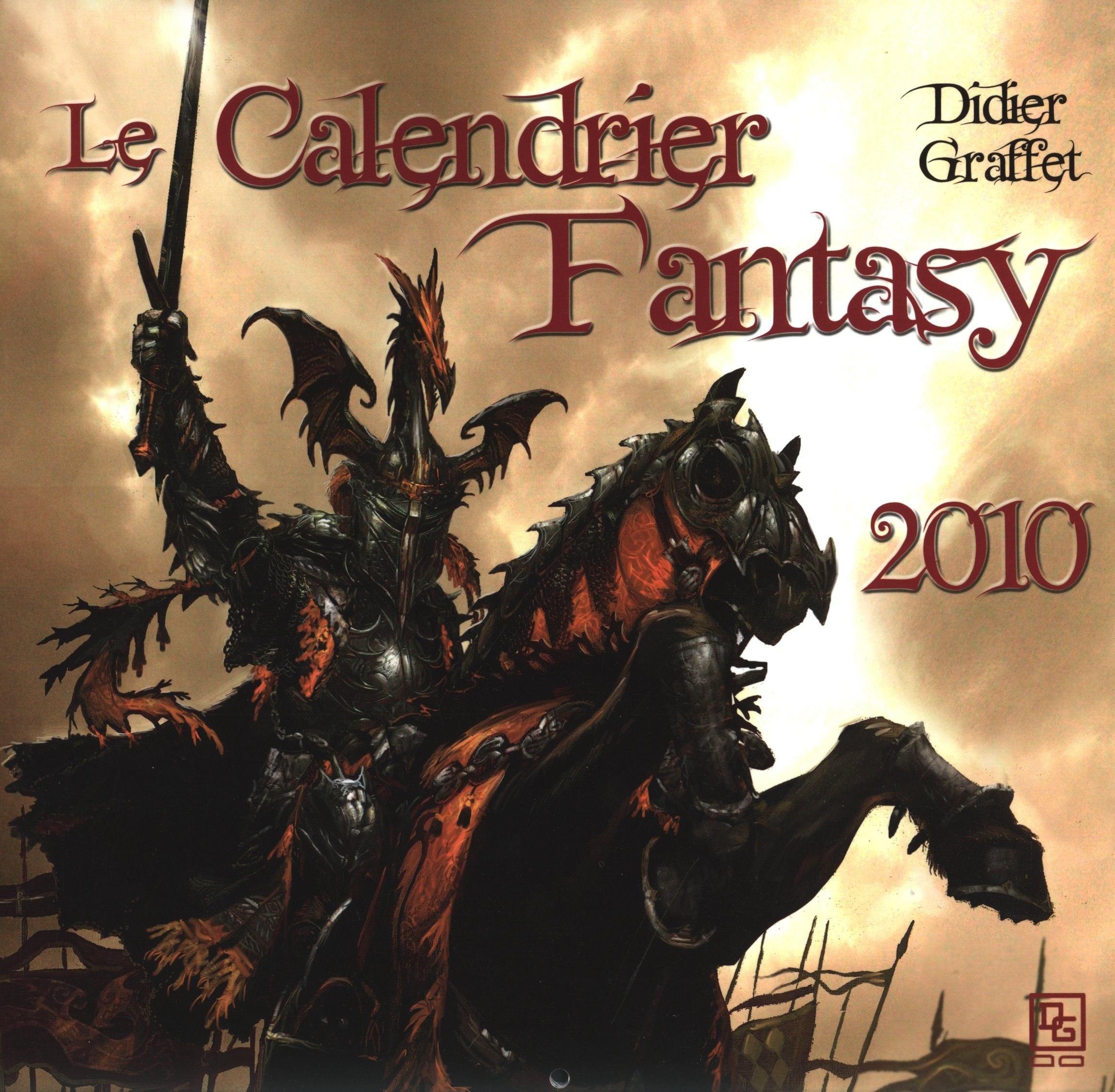 Portada ampliada de Le Calendrier Fantasy 2010
