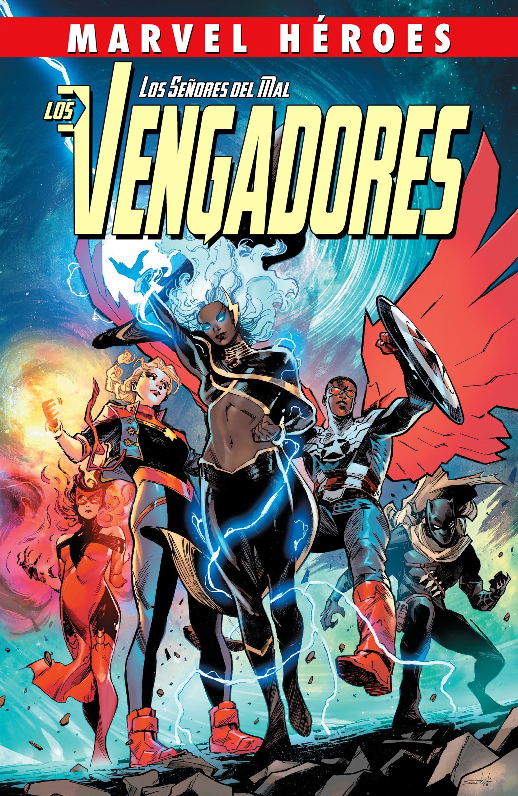 Portada ampliada de LOS VENGADORES