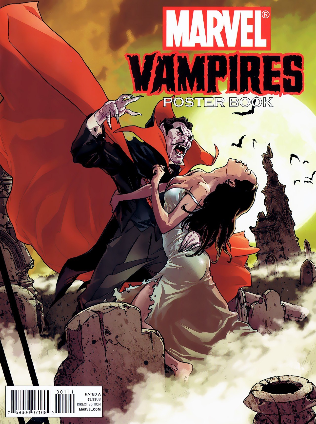 Portada ampliada de MARVEL VAMPIRES POSTER BOOK