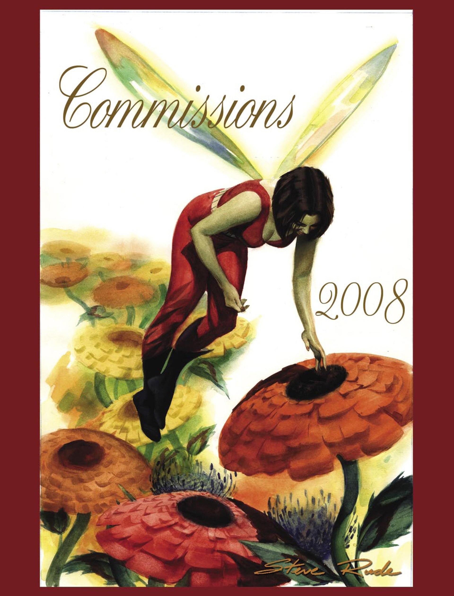 Portada ampliada de Commissions 2008