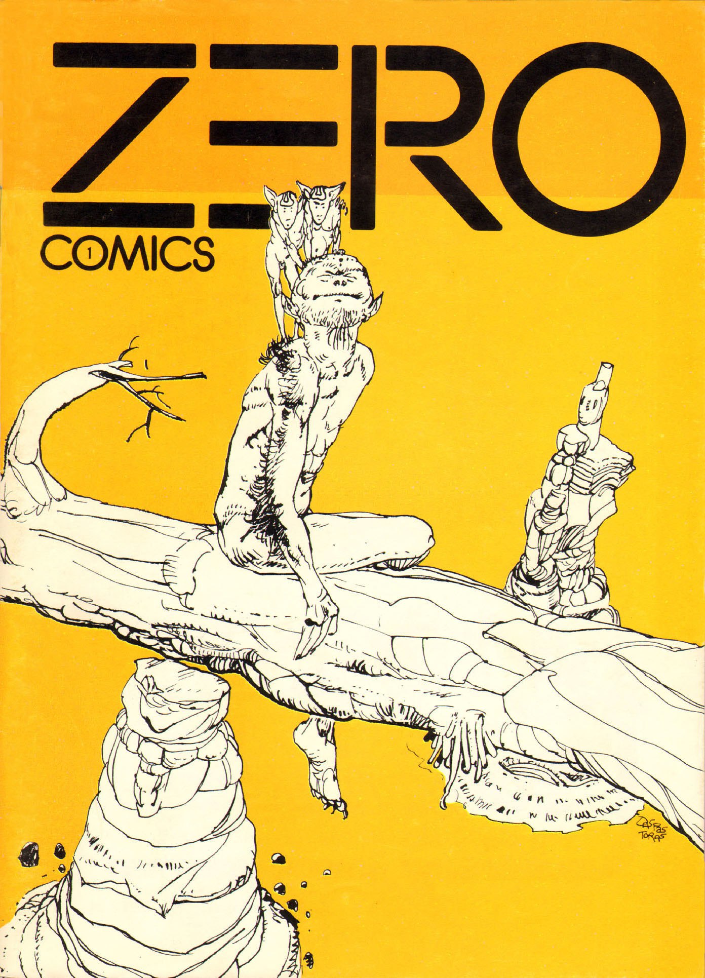 Portada ampliada de ZERO COMICS
