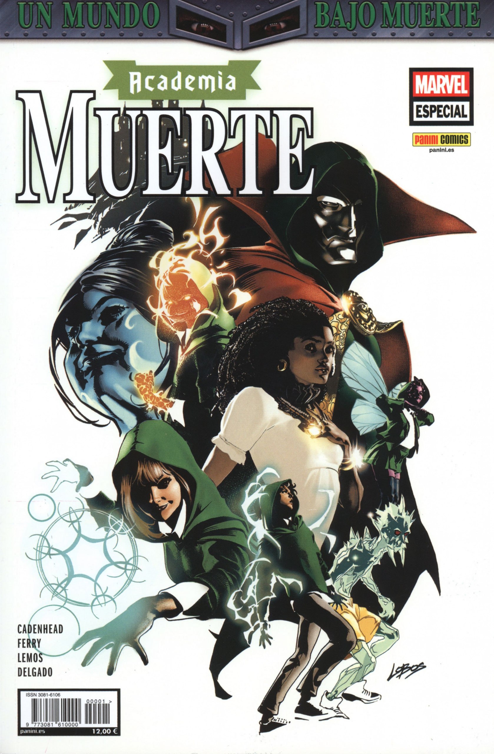 Portada ampliada de Academia Muerte