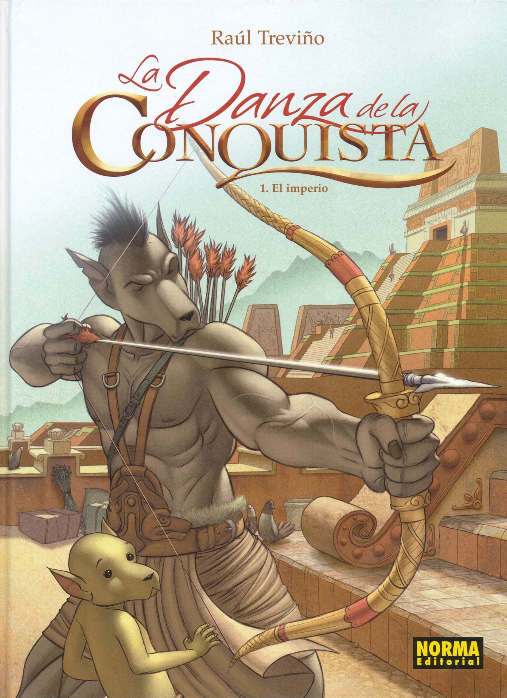 Portada ampliada de La Danza de la Conquista