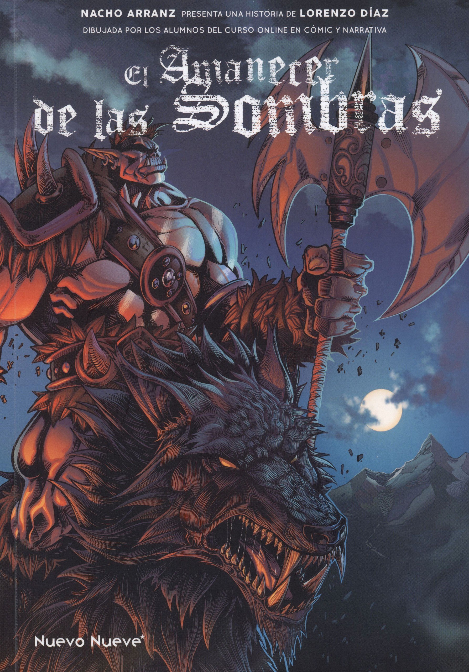 Portada ampliada de El Amanecer de las Sombras (Nuevo Nueve) (Tildoras, CRG)