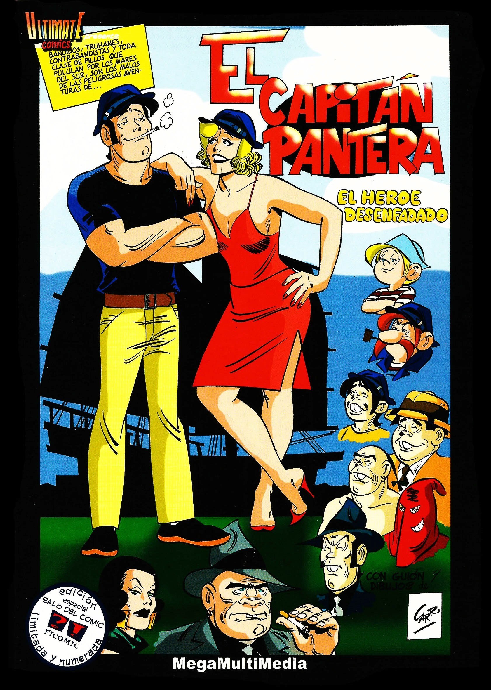 Portada ampliada de El Capitán Pantera