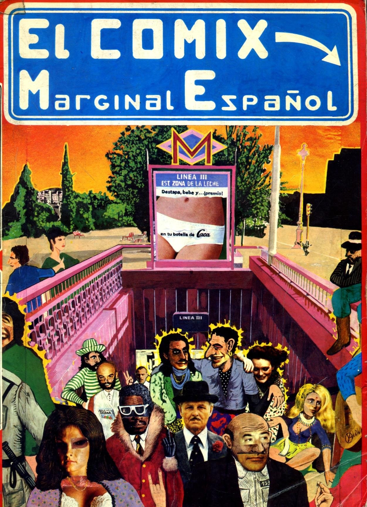 Portada ampliada de El Comix Marginal Español