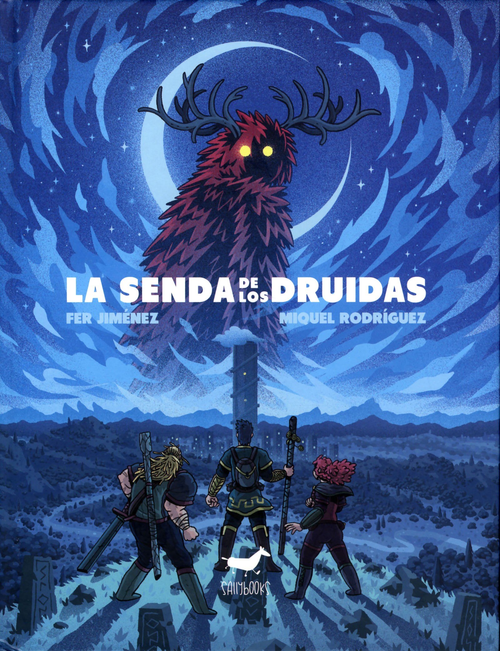 Portada ampliada de LA SENDA DE LOS DRUIDAS