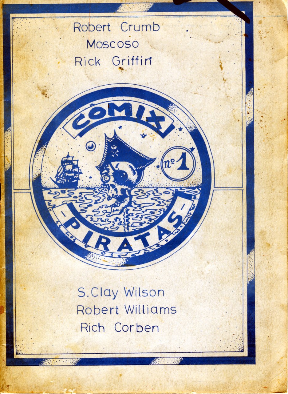 Portada ampliada de Comix Piratas