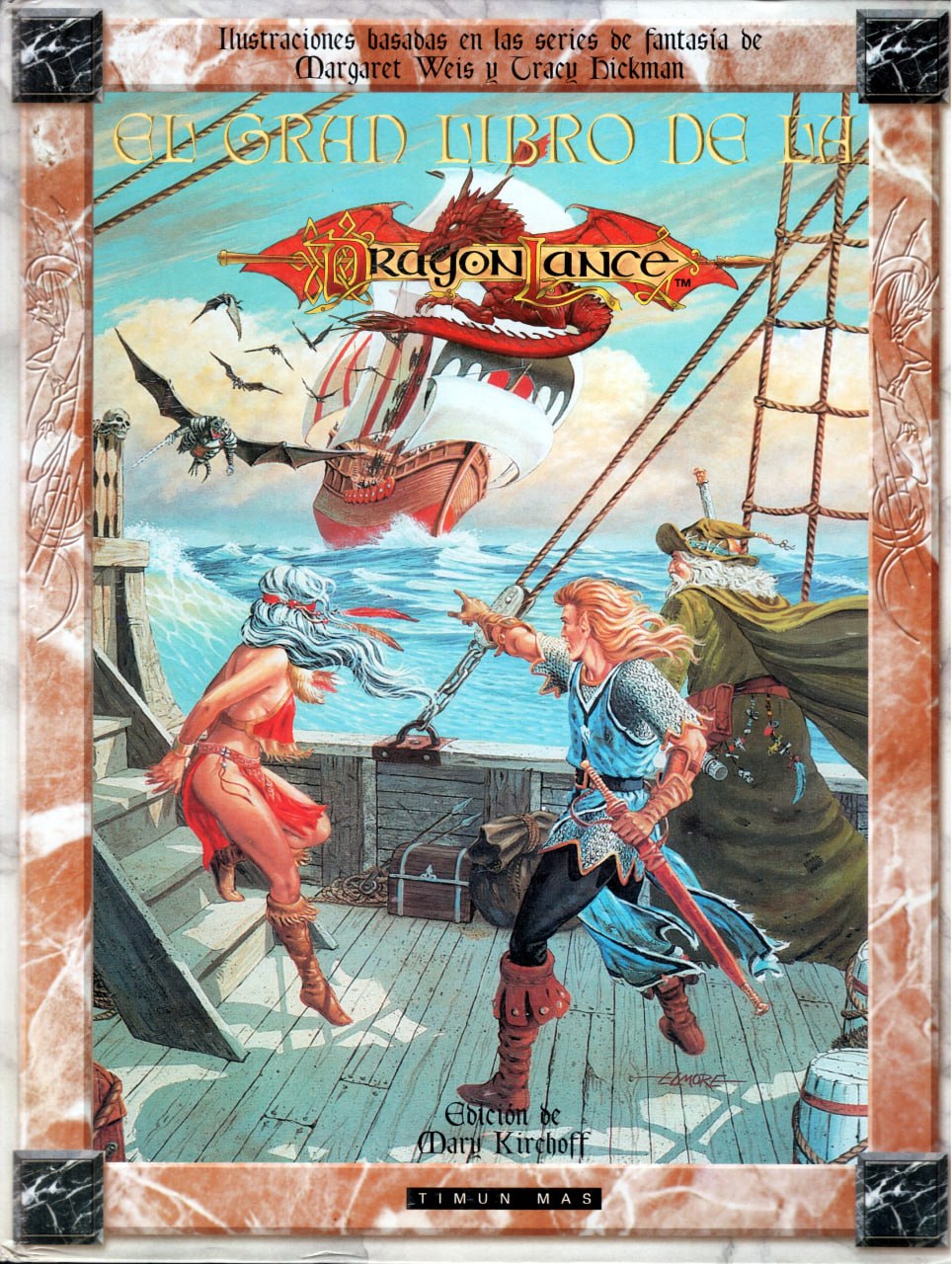 Portada ampliada de El Gran Heroe de la Dragonance