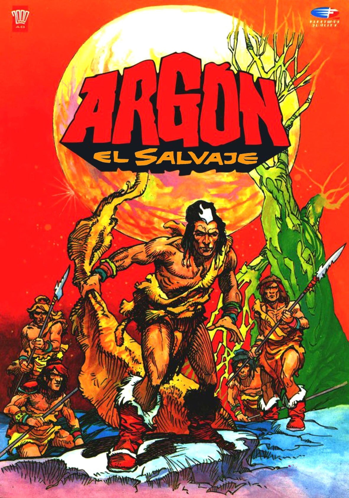 Portada ampliada de Argon El Salvaje