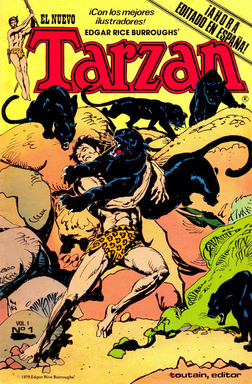 Portada ampliada de Tarzan
