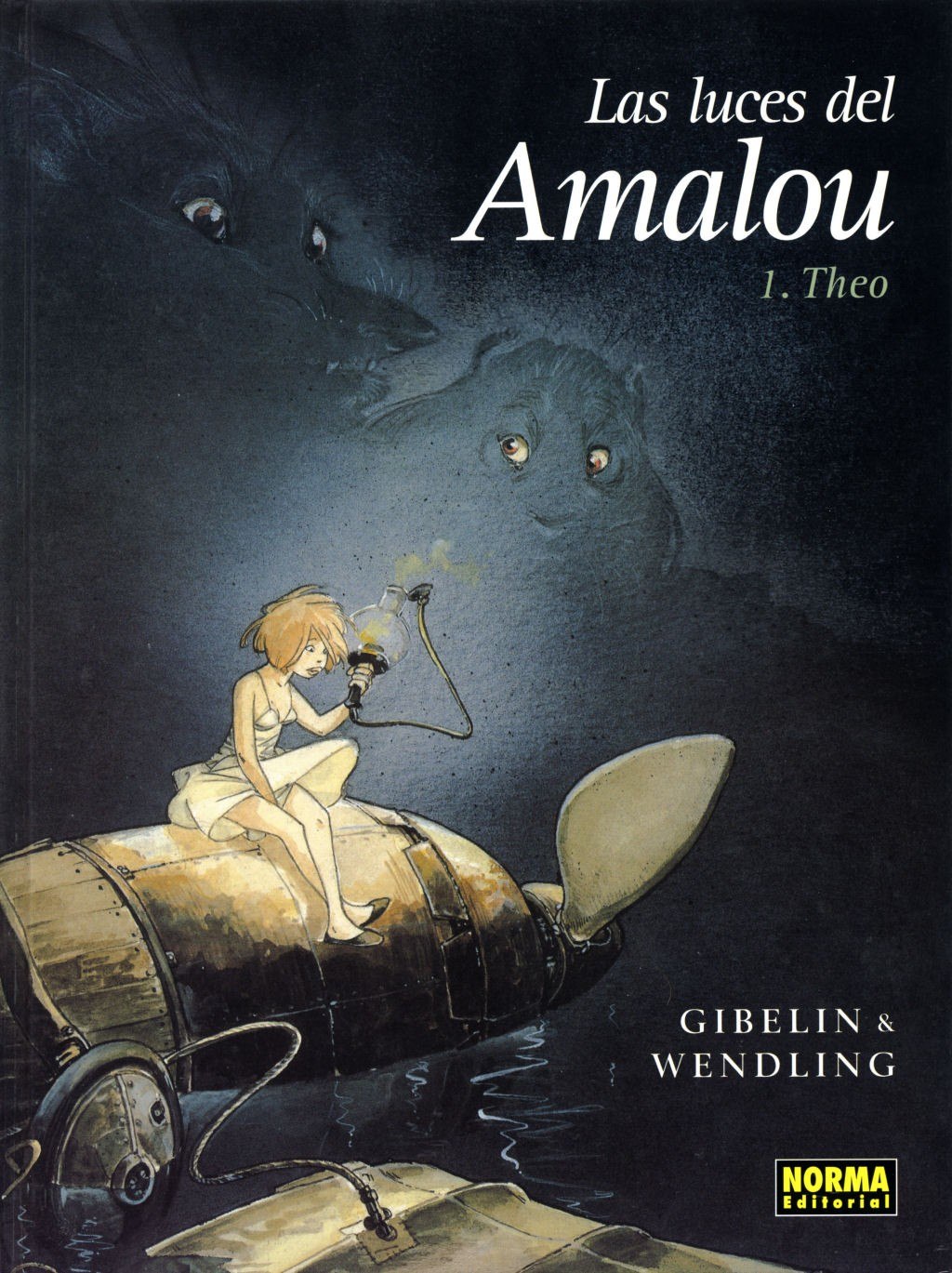 Portada ampliada de Las luces del Amalou 1. Theo