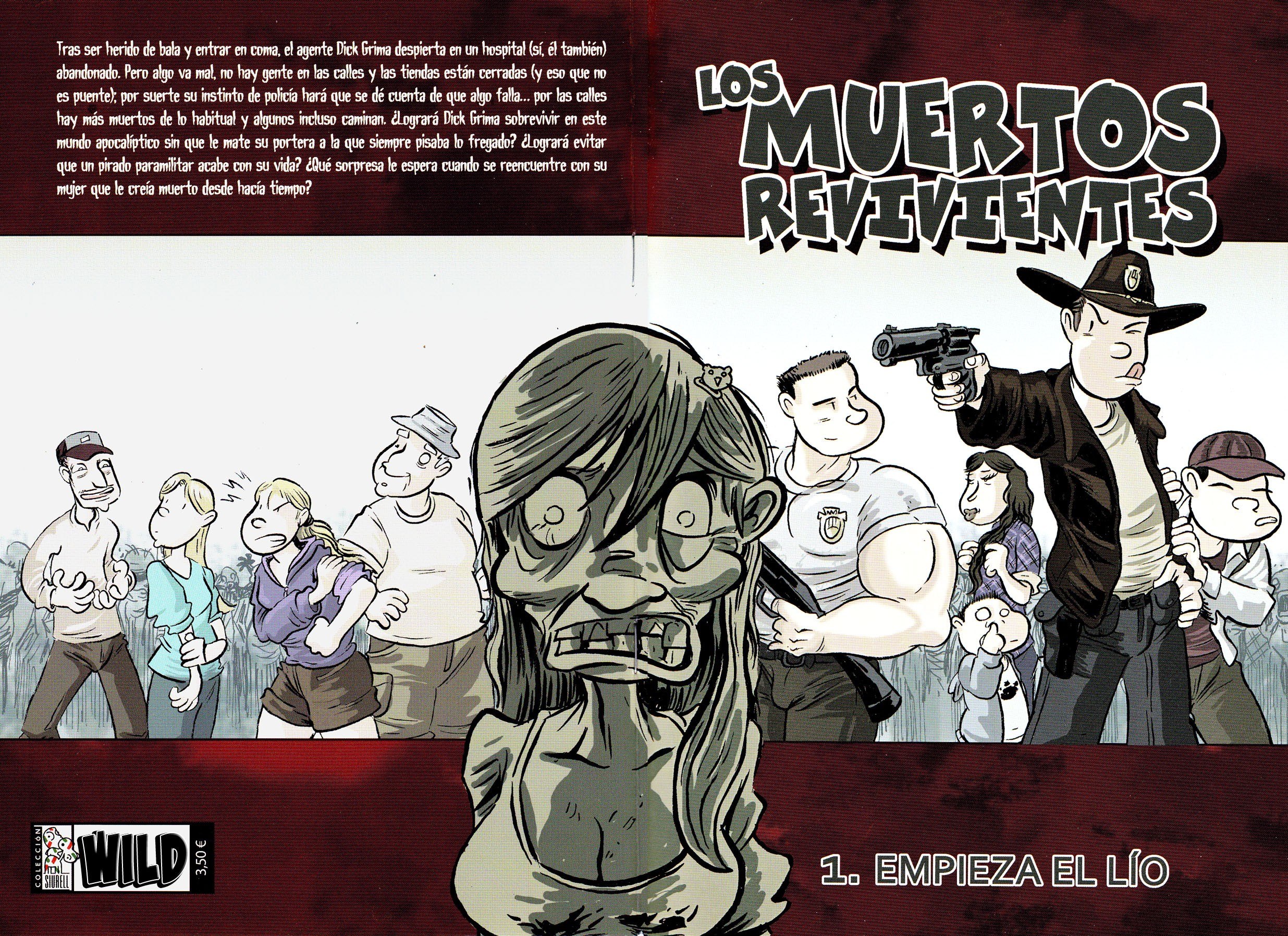 Portada ampliada de LOS MUERTOS RESEÑALES