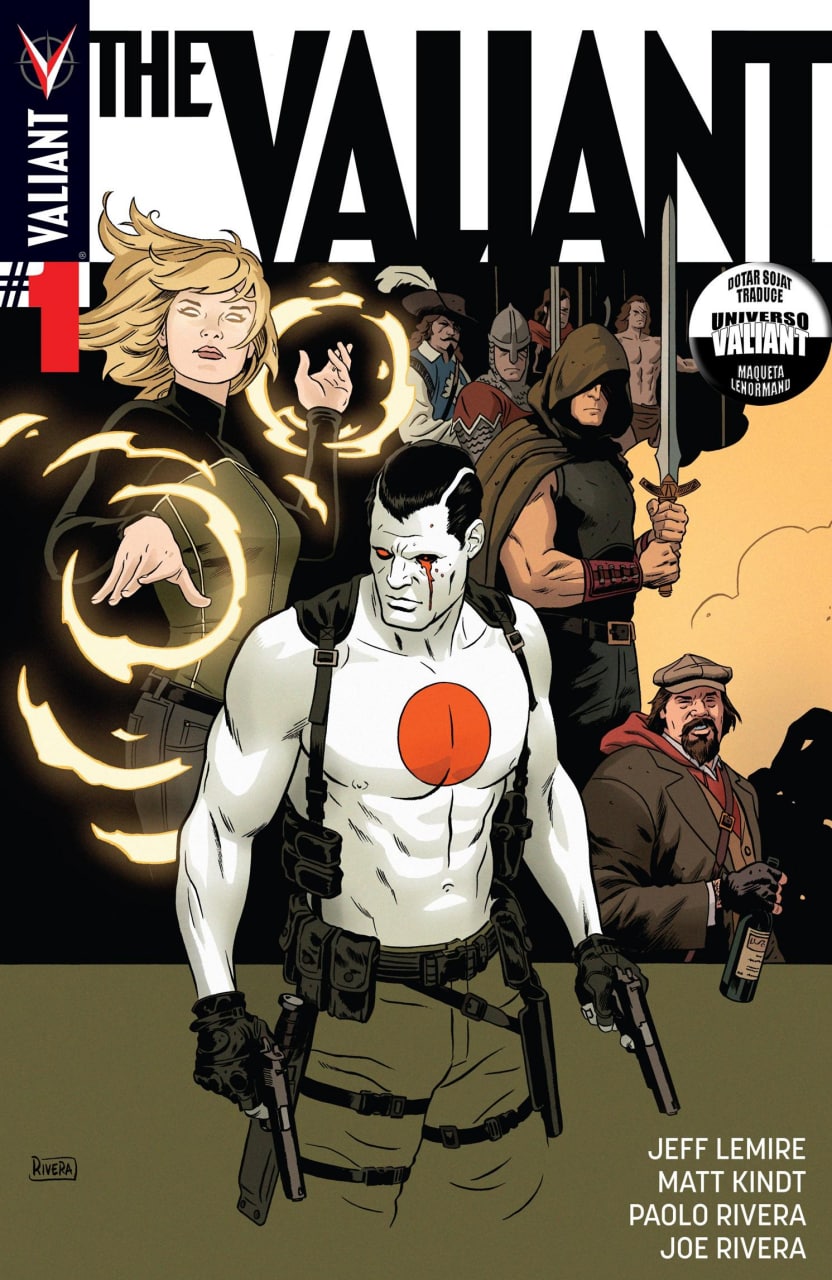 Portada ampliada de THE VALIANT