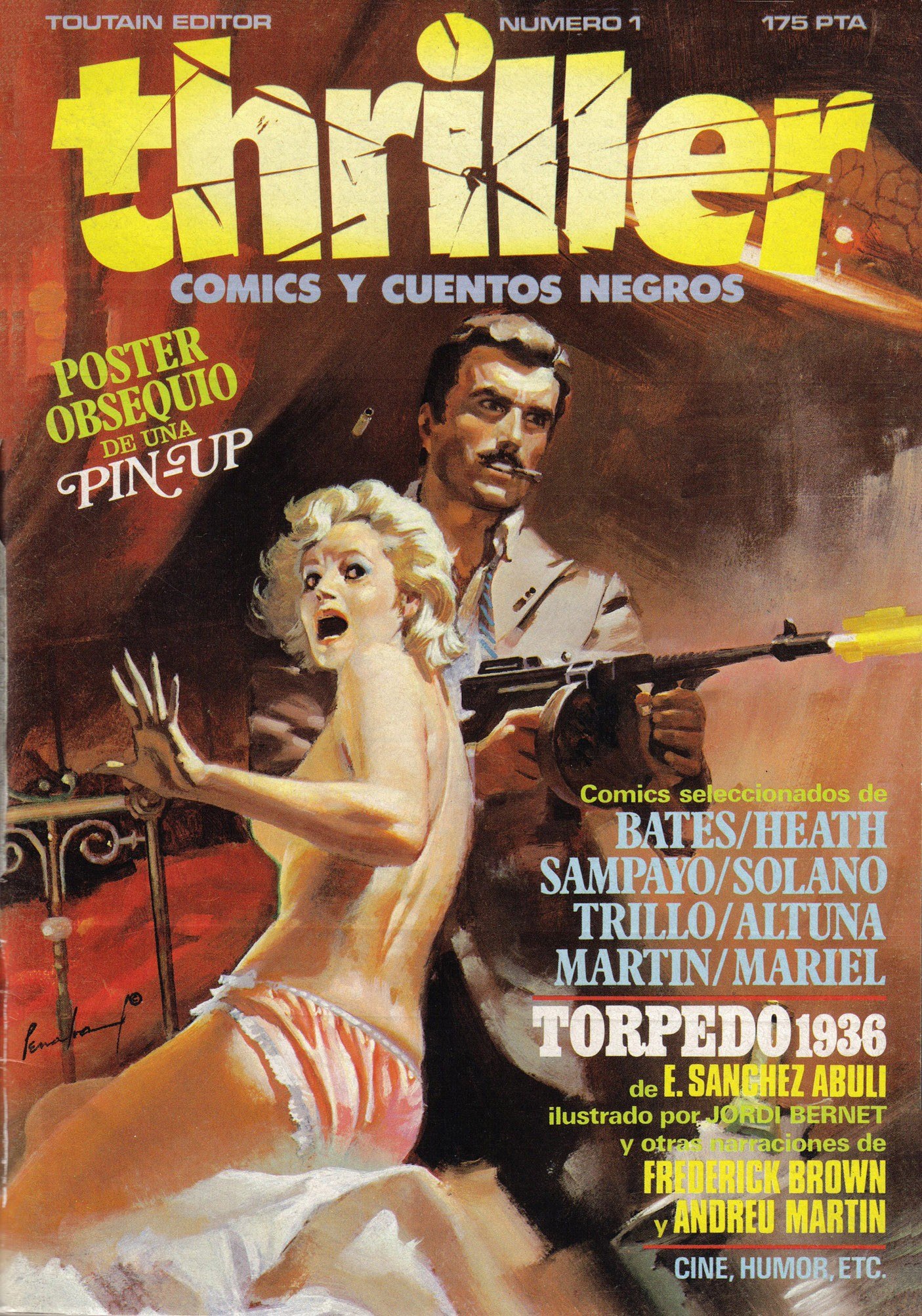 Portada ampliada de thriller